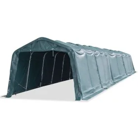 Carpa para ganado desmontable PVC verde oscuro 550g/m² 3,3x16 m by , Animal husbandry - Ref: Foro24-3055651, Price: 1,00 €, D...