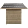 Juego de comedor para jardín 9 piezas ratán sintético marrón von , Gartensets - Ref: Foro24-3059486, Preis: 1,00 €, Rabatt: %