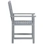 Sillas de jardín con cojines 4 uds madera maciza de acacia gris by , Garden chairs - Ref: Foro24-3061254, Price: 269,44 €, Di...