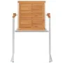 Sillas de jardín con cojines 2 uds madera maciza acacia y acero von , Gartenstühle - Ref: Foro24-3061495, Preis: 259,15 €, Ra...