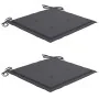 Sillas de jardín con cojines 2 uds madera maciza acacia y acero von , Gartenstühle - Ref: Foro24-3061488, Preis: 259,16 €, Ra...