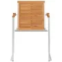 Sillas de jardín con cojines 2 uds madera maciza acacia y acero de , Sillas de jardín - Ref: Foro24-3061497, Precio: 256,33 €...