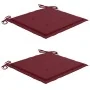 Sillas de jardín con cojines 2 uds madera maciza acacia y acero de , Sillas de jardín - Ref: Foro24-3061497, Precio: 256,33 €...