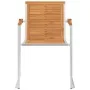 Sillas de jardín con cojines 2 uds madera maciza acacia y acero von , Gartenstühle - Ref: Foro24-3061506, Preis: 259,06 €, Ra...