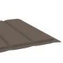 Tumbona con cojín madera maciza de acacia y acero galvanizado de , Tumbonas - Ref: Foro24-3061550, Precio: 270,44 €, Descuent...