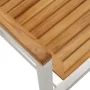 Sillas de jardín con cojines 2 uds madera maciza teca y acero von , Gartenstühle - Ref: Foro24-3061538, Preis: 277,36 €, Raba...