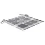 Sillas de jardín 2 uds madera teca con cojines a cuadros gris von , Gartenstühle - Ref: Foro24-3062222, Preis: 244,77 €, Raba...