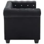 Chesterfield sofá de 2 plazas de terciopelo 146x75x72 cm negro by , Sofas - Ref: Foro24-247137, Price: 508,74 €, Discount: %