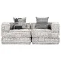 Puf modular de 2 plazas tela gris claro by , Cushions for chairs and sofas - Ref: Foro24-249402, Price: 487,04 €, Discount: %