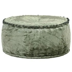 Puf redondo de terciopelo verde 40x20 cm by , Ottomans - Ref: Foro24-287567, Price: 37,78 €, Discount: %