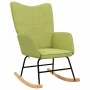 Silla mecedora con reposapiés tela verde by , Rocking chairs - Ref: Foro24-328023, Price: 162,83 €, Discount: %