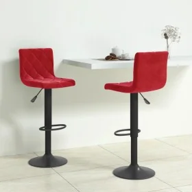 Taburetes de cocina 2 unidades terciopelo rojo tinto von , Küchenhocker - Ref: Foro24-333737, Preis: 127,36 €, Rabatt: %