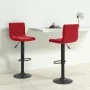 Taburetes de cocina 2 unidades terciopelo rojo tinto by , Kitchen stools - Ref: Foro24-333737, Price: 127,36 €, Discount: %