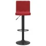 Taburetes de cocina 2 unidades terciopelo rojo tinto by , Kitchen stools - Ref: Foro24-333737, Price: 127,36 €, Discount: %