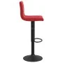 Taburetes de cocina 2 unidades terciopelo rojo tinto by , Kitchen stools - Ref: Foro24-333737, Price: 127,36 €, Discount: %