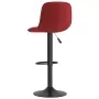 Taburetes de cocina 2 unidades terciopelo rojo tinto de , Taburetes de cocina - Ref: Foro24-333997, Precio: 126,17 €, Descuen...