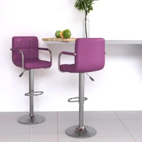 Taburetes de cocina 2 unidades cuero sintético morado von , Küchenhocker - Ref: Foro24-334601, Preis: 118,99 €, Rabatt: %
