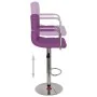 Taburetes de cocina 2 unidades cuero sintético morado de , Taburetes de cocina - Ref: Foro24-334601, Precio: 118,99 €, Descue...