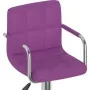 Taburetes de cocina 2 unidades cuero sintético morado de , Taburetes de cocina - Ref: Foro24-334601, Precio: 118,99 €, Descue...