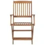 Sillas de jardín plegables 2 uds y cojines madera maciza acacia de , Sillas de jardín - Ref: Foro24-3064591, Precio: 162,84 €...