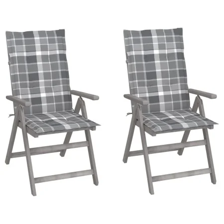 Sillas reclinables jardín y cojines 2 uds madera maciza acacia von , Gartenstühle - Ref: Foro24-3064712, Preis: 141,49 €, Rab...