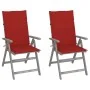 Sillas reclinables jardín y cojines 2 uds madera maciza acacia von , Gartenstühle - Ref: Foro24-3064704, Preis: 148,54 €, Rab...