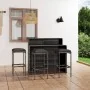 Juego muebles de bar para jardín 4 piezas y cojines gris de , Conjuntos de jardín - Ref: Foro24-3064877, Precio: 345,07 €, De...