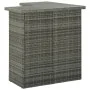 Set de bar para jardín 4 piezas y cojines ratán sintético gris de , Conjuntos de jardín - Ref: Foro24-3064924, Precio: 402,22...
