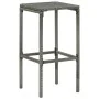 Set de bar para jardín 4 piezas y cojines ratán sintético gris de , Conjuntos de jardín - Ref: Foro24-3064924, Precio: 402,22...