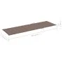 Tumbona con cojín gris taupé madera de pino impregnada de , Tumbonas - Ref: Foro24-3065827, Precio: 124,13 €, Descuento: %