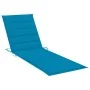 Tumbona doble y cojines madera pino impregnada azul de , Tumbonas - Ref: Foro24-3065988, Precio: 282,97 €, Descuento: %