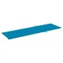 Tumbona doble y cojines madera pino impregnada azul de , Tumbonas - Ref: Foro24-3065988, Precio: 282,97 €, Descuento: %