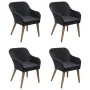 Juego de comedor para jardín 5 piezas negro de , Conjuntos de jardín - Ref: Foro24-3067732, Precio: 499,62 €, Descuento: %