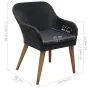 Juego de comedor para jardín 5 piezas negro de , Conjuntos de jardín - Ref: Foro24-3068773, Precio: 528,32 €, Descuento: %