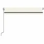 Toldo automático con LED y sensor de viento crema 350x250 cm by , Awnings - Ref: Foro24-3069092, Price: 494,93 €, Discount: %