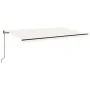 Toldo automático con LED sensor de viento crema 500x350 cm von , Markisen - Ref: Foro24-3069232, Preis: 684,07 €, Rabatt: %