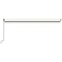 Toldo automático con LED sensor de viento crema 500x350 cm von , Markisen - Ref: Foro24-3069232, Preis: 684,07 €, Rabatt: %