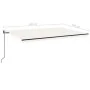 Toldo automático con LED sensor de viento crema 500x350 cm von , Markisen - Ref: Foro24-3069232, Preis: 684,07 €, Rabatt: %
