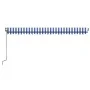 Toldo automático retráctil azul y blanco 500x350 cm von , Markisen - Ref: Foro24-3069226, Preis: 556,95 €, Rabatt: %