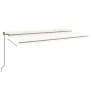 Toldo retráctil automático crema 600x350 cm by , Awnings - Ref: Foro24-3069247, Price: 712,56 €, Discount: %