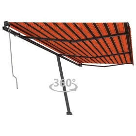 Toldo de pie automático naranja y marrón 600x350 cm von , Markisen - Ref: Foro24-3069890, Preis: 855,52 €, Rabatt: %