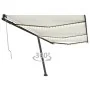 Toldo automático con LED sensor de viento crema 600x350 cm by , Awnings - Ref: Foro24-3069892, Price: 974,86 €, Discount: %
