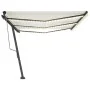 Toldo automático con LED sensor de viento crema 600x350 cm by , Awnings - Ref: Foro24-3069892, Price: 974,86 €, Discount: %