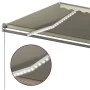 Toldo automático con LED sensor de viento crema 600x350 cm by , Awnings - Ref: Foro24-3069892, Price: 974,86 €, Discount: %