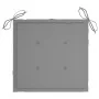 Sillas de jardín 8 uds madera maciza de teca cojines gris von , Gartenstühle - Ref: Foro24-3073059, Preis: 1,00 €, Rabatt: %