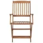 Sillas de jardín plegables 8 uds y cojines madera maciza acacia de , Sillas de jardín - Ref: Foro24-3075108, Precio: 400,24 €...