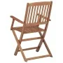 Sillas de jardín plegables 8 uds y cojines madera maciza acacia de , Sillas de jardín - Ref: Foro24-3075108, Precio: 400,24 €...