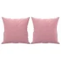 Sofá de 3 plazas con cojines terciopelo rosa 180 cm von , Sofas - Ref: Foro24-3200958, Preis: 336,23 €, Rabatt: %