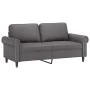 Sofá de 2 plazas con cojines cuero sintético gris 140 cm von , Sofas - Ref: Foro24-3200932, Preis: 248,51 €, Rabatt: %