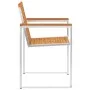 Sillas de jardín y cojines 8 unidades madera maciza de acacia by , Garden chairs - Ref: Foro24-3078532, Price: 995,64 €, Disc...